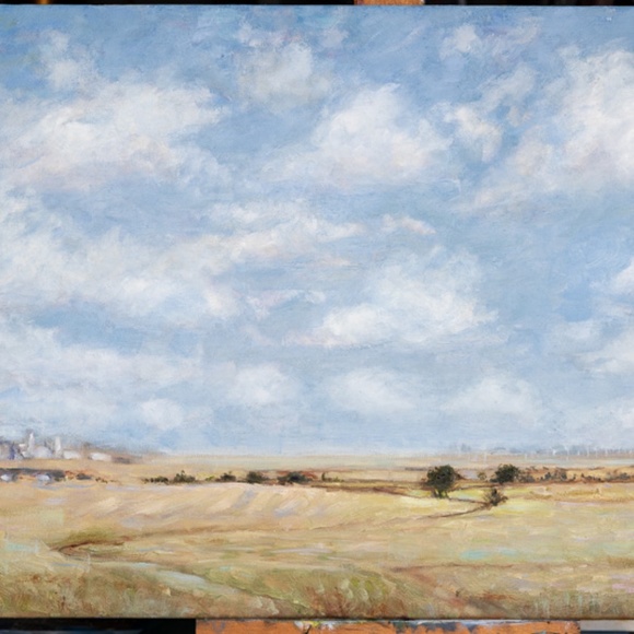 "Wyoming route 80" Original oil painting, 18"x26" - Picture 2 of 4